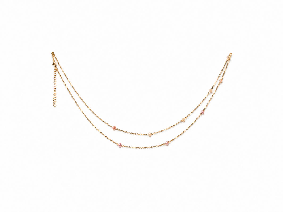 Tiny Single Pearl Waist Chain